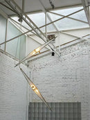 DecorBites™ Glass Cone Chandelier: Height Adjustable Luxury Art Indoor Pendant Lamp