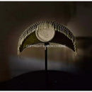 DecorBites™ Crescent Moon Lampshade with Tassels - Victorian Style Medieval Desk Light Cover