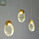 DecorBites™ Crystal LED Chandelier: Modern 5head Highlight for Bedroom, Bar, Study Room Decor