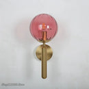 DecorBites™ Glass Ball LED Wall Lamp Modern Bedroom Beside Light Fixture