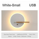 DecorBites™ LED Wall Lamp with USB Charging Port and Switch - Indoor Lighting for Bedside