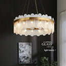 DecorBites™ Crystal LED Chandelier: Elegant Ceiling Lighting for Living Room, Bedroom, Hotel