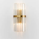 DecorBites™ Crystal Gold LED Wall Lamp for Modern Nordic Living, Bedroom, and Bedside Lighting
