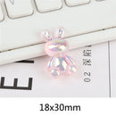 DecorBites™ Kawaii Rabbit Resin Cabochon for Scrapbooking and DIY Crafts