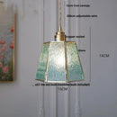 DecorBites™ Copper Glass LED Pendant Lamp, Modern Nordic Hanging Light