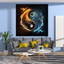 DecorBites™ Cosmic Yin Yang Mandala Tapestry Wall Decor for Bedroom and Living Room