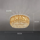 DecorBites™ Crystal LED Wall Lamp: Minimalist Luxury Lighting for Living Room TV Background