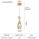DecorBites™ Crystal LED Chandelier for Dining Room Decor