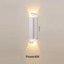DecorBites™ LED Wall Lamp: Lone Line Up and Down Light for TV Background or Bedroom