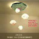 DecorBites™ Lotus Glass Pendant Lamp: Elegant Pink Lotus Lighting for Home Decor
