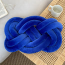 DecorBites™ Handmade Knot Throw Pillow Back Cushions Blue Sofa Car Home Office Decor