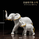 DecorBites™ Elephant Resin Sculpture Ornaments for Modern Living Room Decor