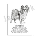 DecorBites™ Dog Breed Poster featuring Rhodesian Ridgeback, Havanese, and More