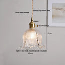 DecorBites™ Clear Glass Nordic Pendant Light Fixture: Modern Simple Hanging Lamp