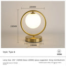 DecorBites™ Glass Ball LED Table Lamp for Stylish Bedroom Decor