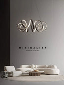 DecorBites™ Creative Twisted LED Chandelier for Living Room Bedroom Lighting