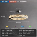 DecorBites™ Crystal Chandelier: Modern LED Ceiling Lighting for Bedroom, Living, Dining Room