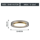 DecorBites™ Circular LED Ceiling Light for Bedroom, Bathroom & Corridor - Modern Indoor Lighting Solution