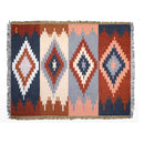 DecorBites™ Geometric Cotton Knitted Sofa Blanket & Tapestry