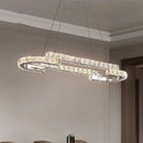 Modern luxury crystal led chandelier – foyer pendant light