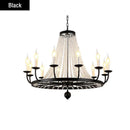 DecorBites™ Crystal Chandelier: Retro Industrial Lighting for Living Room, Dinning Room Decor