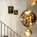 DecorBites™ Glass Lava LED Pendant Ceiling Lamp for Living Room Bedroom Loft Chandelier