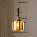 DecorBites™ Copper Knob Switch LED Pendant Lamp, Adjustable Glass Dining Room Lighting