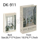 Fake Book Cafe Desk Table Living Room For Home Decor Interior Items Modern Home Decoration Ornaments Accessories Luxury Bedroom