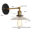 DecorBites™ Industrial Loft LED Wall Lights for Bedroom, Plug In Stairs Lamp