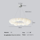 DecorBites™ Cloud LED Chandelier Modern Nordic Ceiling Lamp Ring Lighting