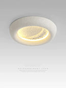 DecorBites™ Cream Breeze Moon Ceiling Lamp: Simple, Warm Lighting for Master Bedroom & Study