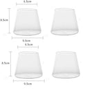 DecorBites™ Clear Glass Water Cup Coffee Mug Juice Drink Bottle Kitchen Tableware