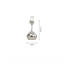 DecorBites™ Gold Geometric Water Drop Candlestick Holder Desktop Storage Wedding Centerpieces