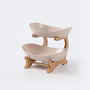 DecorBites™ 3-Layer Table Plates Set: Dinnerware, Fruit Bowl, Snack Stand, Cake Plate, Salad Bowl