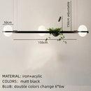DecorBites™ Art Deco White Acrylic Ball Wall Lights with 3-Mode Dimming