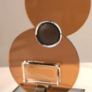 DecorBites™ Crystal Guitar Sculpture Brown Glass Figurine for Home Decor