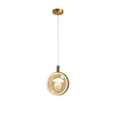 DecorBites™ Dandelion Crystal Ball Chandelier LED Hanging Lamp for Bedroom and Restaurant