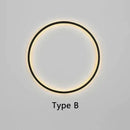 DecorBites™ Circular Wall Lamp LED Lighting for Bedroom Living Room Atmosphere