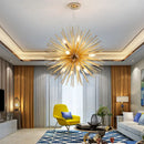 DecorBites™ Geometric Ball Chandelier: Modern LED Lighting for Living Room & Dining Room