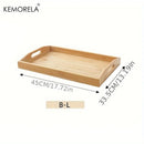 DecorBites™ 1PCS Rectangular Wooden Trays - Multipurpose Kitchen Storage Organizer