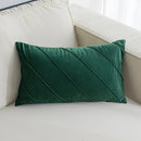 DecorBites™ Hand Pleat Embroidered Cushions 30x50/45x45cm Beige Pink Nordic Style Pillowcase