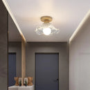 DecorBites™ LED Ceiling Lamp Modern Style Wood Glass Luminaria