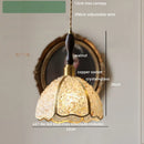 DecorBites™ Crystal Glass LED Pendant Lamp: Modern Nordic Style Hanging Light Fixture for Home Decor