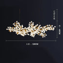 DecorBites™ Gold Grape Luxury Glass Pendant Chandeliers for Living Room and Kitchen