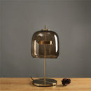 DecorBites™ Glass Lampshade LED Table Lamp for Modern Bedroom Decor