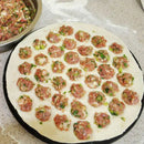 DecorBites™ 37-Hole Aluminum Dumpling Maker Mold for Samosas, Pelmeni, Ravioli