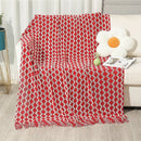 DecorBites™ Knitted Tassel Hem Blanket: Cozy Warmth for Home, Office, Sofa, and More