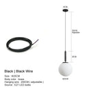 DecorBites™ Glass Ball LED Pendant Chandelier for Bedroom Dining Room Kitchen Island