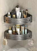 DecorBites™ Corner Shelf Organizer - Bathroom & Kitchen Storage Solution