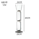 DecorBites™ Heavy Glass LED Floor Lamp: Modern Nordic Light for Living Room and Bedroom